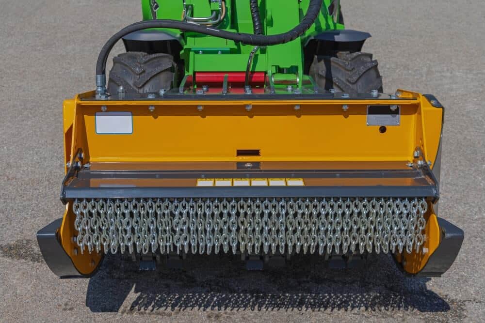 Skid steers mulchers