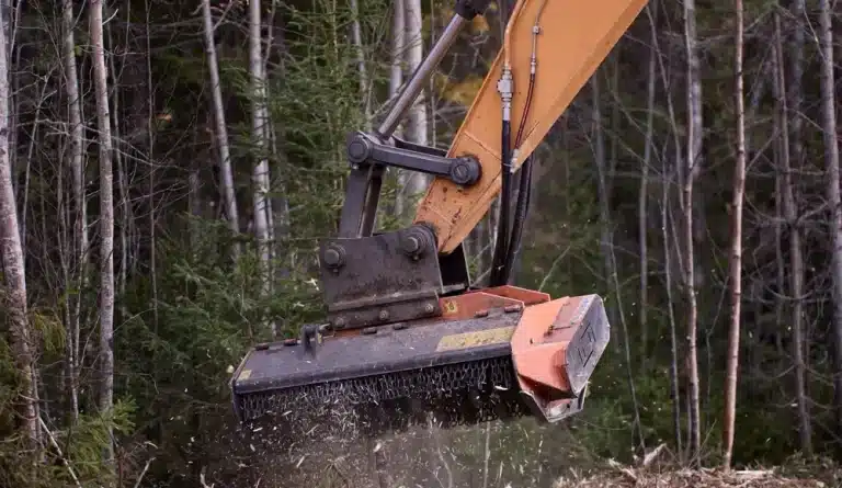 excavators mulcher