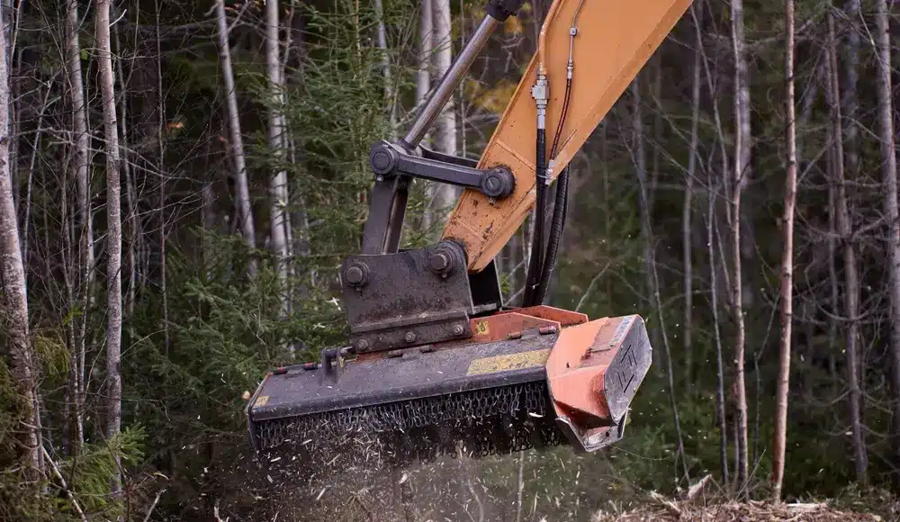 excavators mulcher