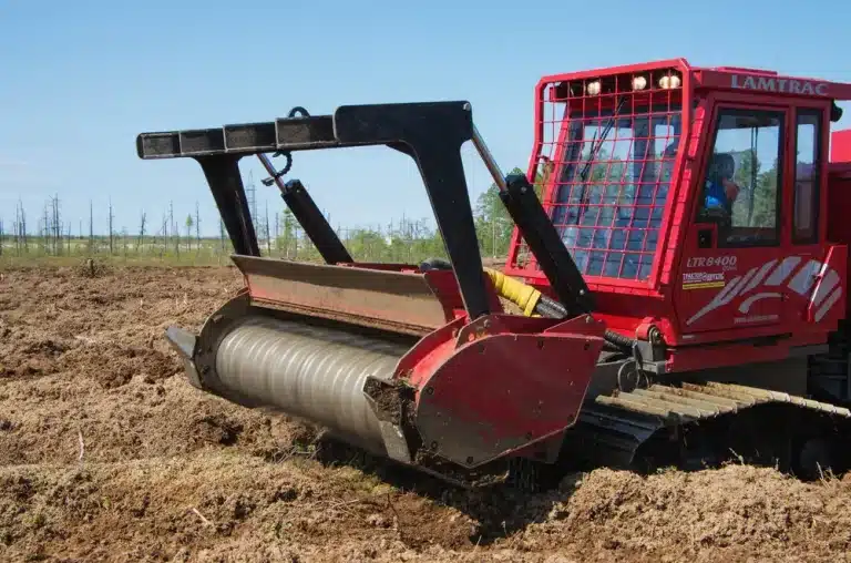 swinging rotor mulchers